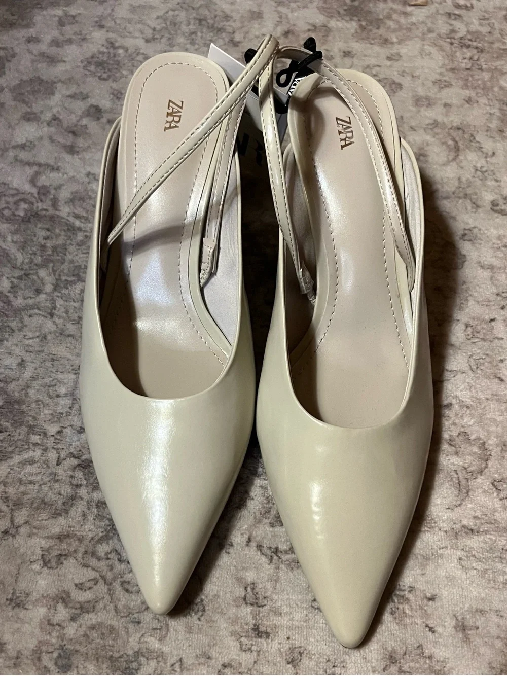 Zara cream pointed